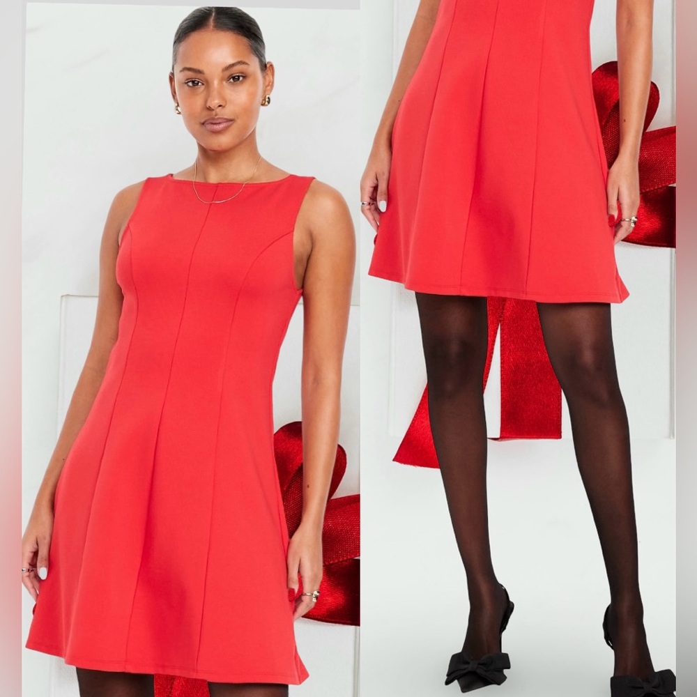 NWTS🌹THE OCCASION XL🌹AMARYLLIS HIGH NECK
FIT & FLARE SWING DRESS PARTY DRESS